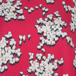 Paul and Joe Pink Floral Print Short Sleeve Shift Dress L