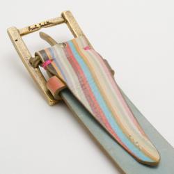 Paul Smith Multicolour Swirl Print Belt