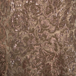 Paule Ka Metallic Jacquard Strapless Gown S