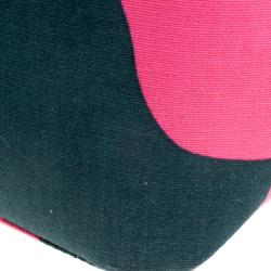 Paule Ka Pink/Green Canvas Printed Tote