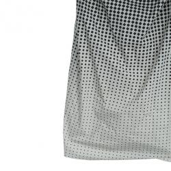 Pre Owned Paule Ka Black Polka Dot Wrap Dress S