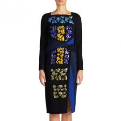 Peter Pilotto Codie Embellished Printed Dress S