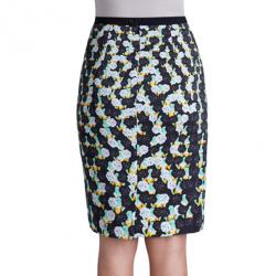 Pre Owned Peter Pilotto Erin Printed Pencil Skirt S