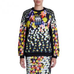 Pre Owned Peter Pilotto Ruc Printed Cotton Sweater S