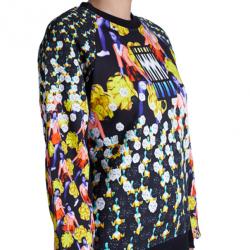Pre Owned Peter Pilotto Ruc Printed Cotton Sweater S