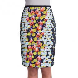 Pre Owned Peter Pilotto Erin Printed Pencil Skirt L