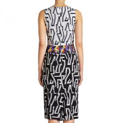 Pre Owned Peter Pilotto Kia Printed Knee-Length Dress L