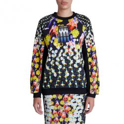 Pre Owned Peter Pilotto Ruc Printed Cotton Sweater M