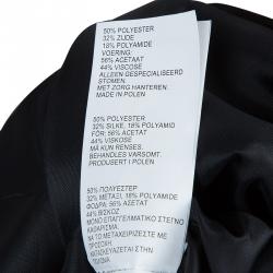 Pre Owned Peter Pilotto Multicolor Wave Jacquard High Low Hem Circuit Skirt S