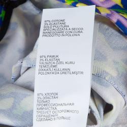 Pre Owned Peter Pilotto Multicolor Printed Cotton Trousers M