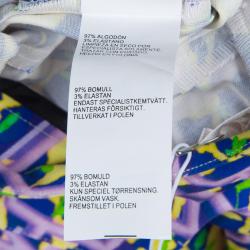 Pre Owned Peter Pilotto Multicolor Printed Cotton Trousers M