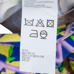 Pre Owned Peter Pilotto Multicolor Printed Cotton Trousers M