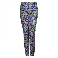 Pre Owned Peter Pilotto Multicolor Printed Cotton Trousers S