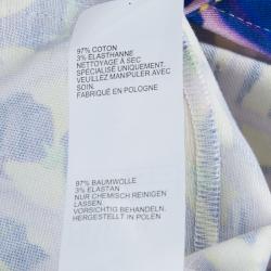 Pre Owned Peter Pilotto Multicolor Printed Cotton Trousers S