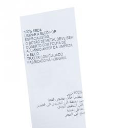 Pre Owned Peter Pilotto Black Abstract Print Mikado Silk Dress S