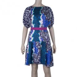 Pre Owned Peter Pilotto Roamer Printed Mini-Dress M