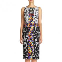 Pre Owned Peter Pilotto Kia Printed Knee-Length Dress S