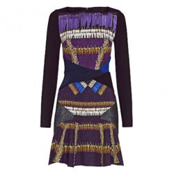 Peter Pilotto Printed Wool Knee-Length Dress M