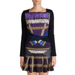 Peter Pilotto Printed Wool Knee-Length Dress M