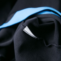 Pre Owned Peter Pilotto Black Knit High Neck Squiggle Print Long Sleeve Top S