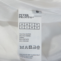 Pre Owned Peter Pilotto Multicolor Printed Patterned Crepe Sleeveless Dress S