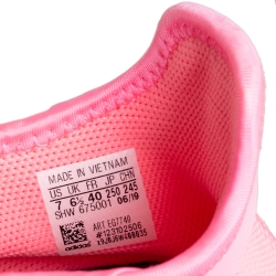 Pharrell Williams x Adidas Pink Knit Fabric HU NMD PRD Sneakers Size 40