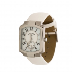 Philip Stein White Mother of Pearl Stainless Steel Signature Women's Wristwatch 27.60 mm