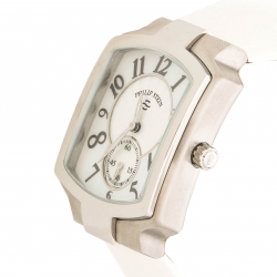Philip Stein White Mother of Pearl Stainless Steel Signature Women's Wristwatch 27.60 mm