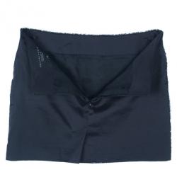 Philipp Plein Couture Silver Sequin Mini Skirt M