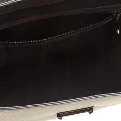 Pre Owned Philipp Plein Grey Leather Pretender Satchel