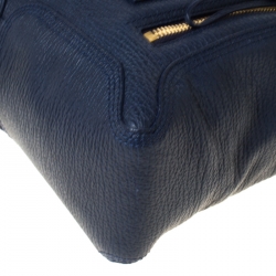 Pre Owned حقيبة ساتشل 3.1 فيليب ليم باشلي جلد زرقاء كحلية متوسطة