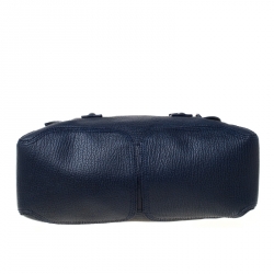 Pre Owned حقيبة ساتشل 3.1 فيليب ليم باشلي جلد زرقاء كحلية متوسطة