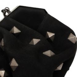 Philippe Roucou Black Isadorable Studded Clutch