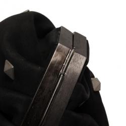 Philippe Roucou Black Isadorable Studded Clutch