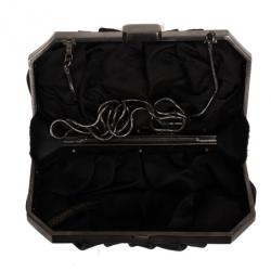Philippe Roucou Black Isadorable Studded Clutch