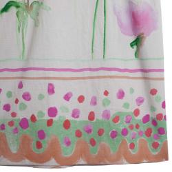 Pre Owned Philosophy di Alberta Ferretti Strapless Floral Print Dress S