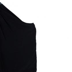 Pre Owned Philosophy Di Alberta Ferretti Black Silk Dress S