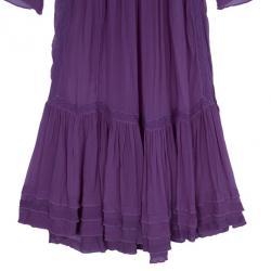Pre Owned Philosophy di Alberta Ferretti Purple Maxi M