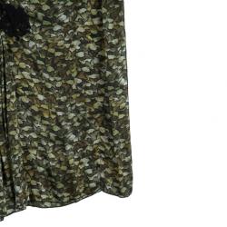 مملوكة مسبقًا Philosophy Di Alberta Ferretti Lace-Inset Printed Dress S