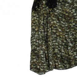 مملوكة مسبقًا Philosophy Di Alberta Ferretti Lace-Inset Printed Dress S