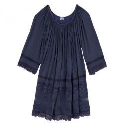 Pre Owned Philosophy Di Alberta Ferretti Pleated Lace Top M