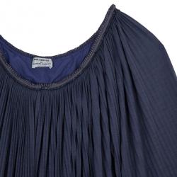 Pre Owned Philosophy Di Alberta Ferretti Pleated Lace Top M