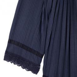 Pre Owned Philosophy Di Alberta Ferretti Pleated Lace Top M