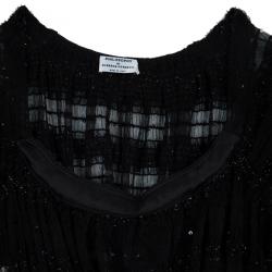 Pre Owned Philosophy Di Alberta Ferretti Smocked Top M