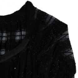 Pre Owned Philosophy Di Alberta Ferretti Smocked Top M