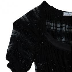 Pre Owned Philosophy Di Alberta Ferretti Smocked Top M