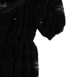 Pre Owned Philosophy Di Alberta Ferretti Smocked Top M