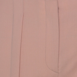Philosophy di Alberta Ferretti Blush Pink Crepe Pleat Detail Straight Fit Trousers S