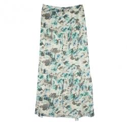 مملوكة مسبقًا Philosophy di Alberta Ferretti Chiffon Floral Print Maxi Skirt M