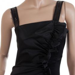 Pre Owned Philosophy di Alberta Ferretti Black Dress S